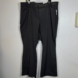 Old Navy Women's Gray High Rise Pixie Pants Secret-Smooth Pockets Size 24